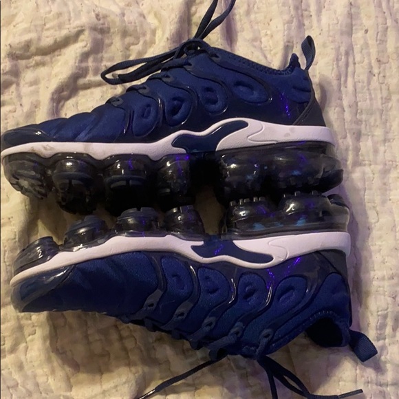 Nike Shoes | Nike Air Vapormax Plus Size 8 Navy Blue Vhtf | Poshmark